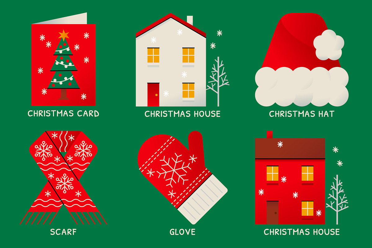 66 Christmas Design Elements, a Food Illustration by monkik (Photo 7 of 16)