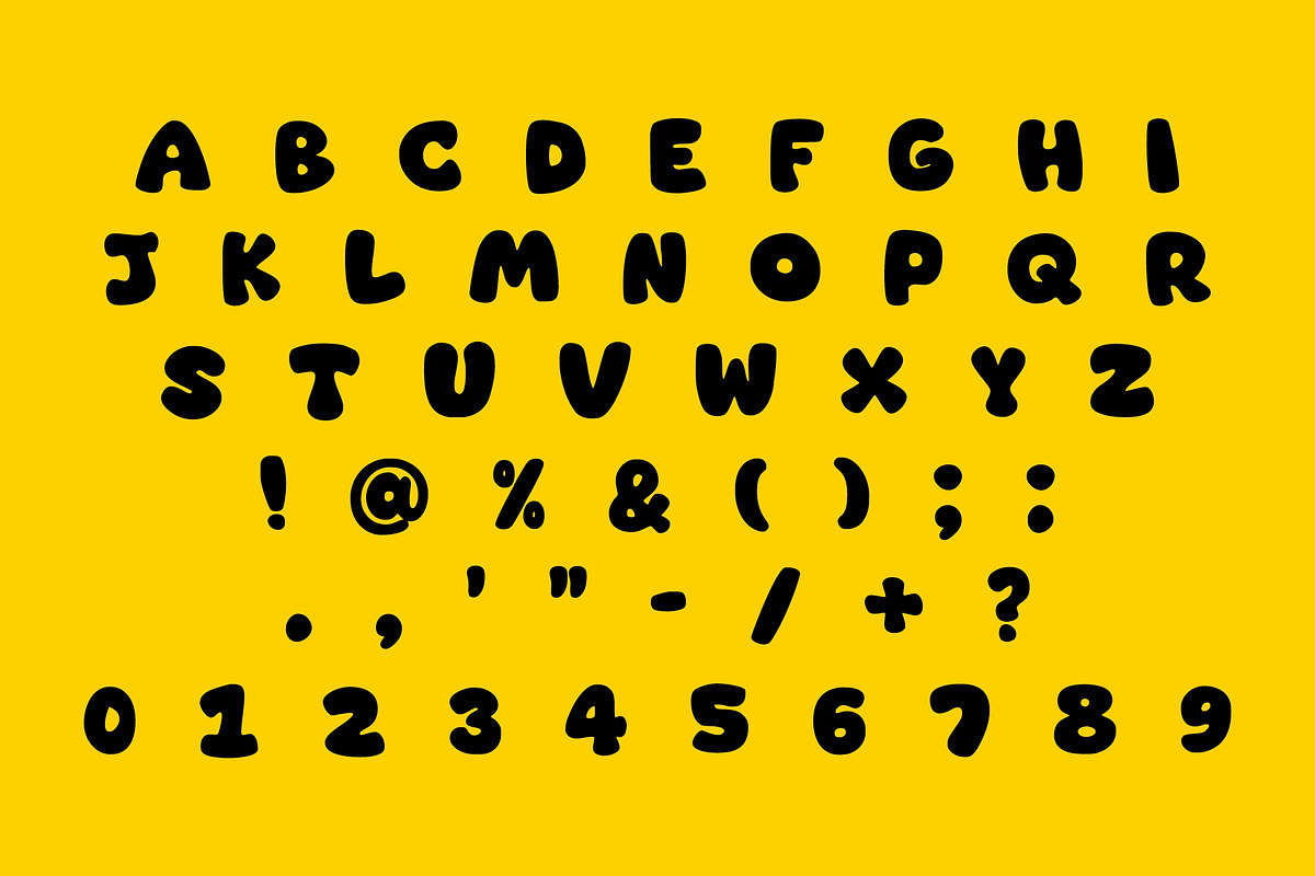 Grooven Pop – Cute Comic Font, a Sans Serif Font by Limited.studio (Photo 6 of 6)