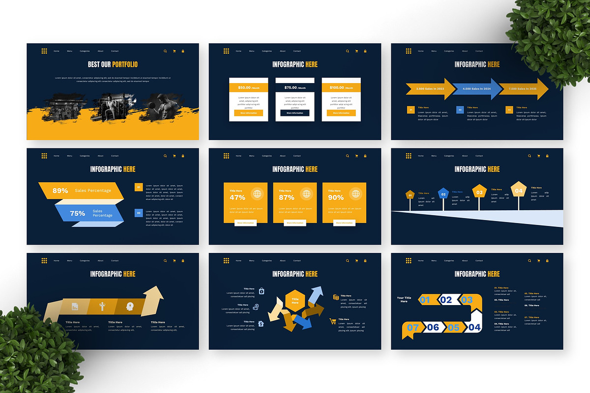 Gym - Fitness Powerpoint, a Presentation Template by Deepslide Studio (Photo 6 of 6)