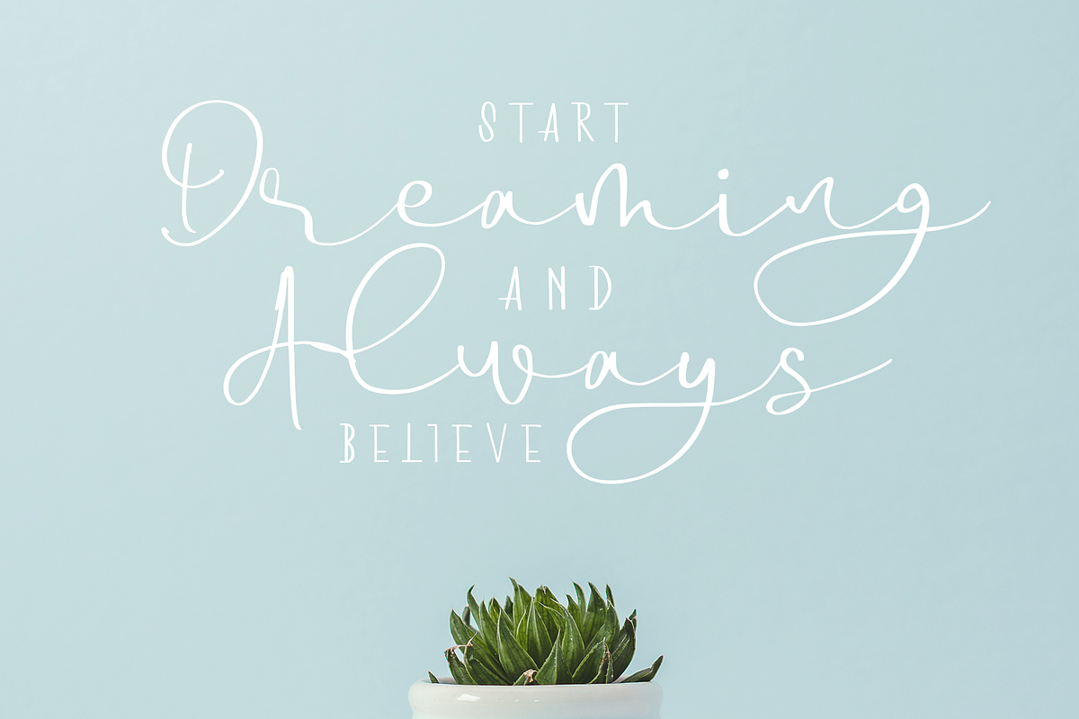 Boulevard - Handwritten Font Duo preview 6