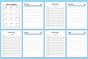 Editable 2024-2028 Monthly Planner, a Stationery Template by Designmela01 (Thumbnail 2 of 6)