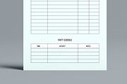Birthday Party Planner Layout, a Stationery Template by MightyDesign (Thumbnail 5 of 8)