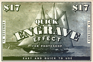 Quick Engrave - Engraver Effect, an Action Add-On by Greg Nicholls