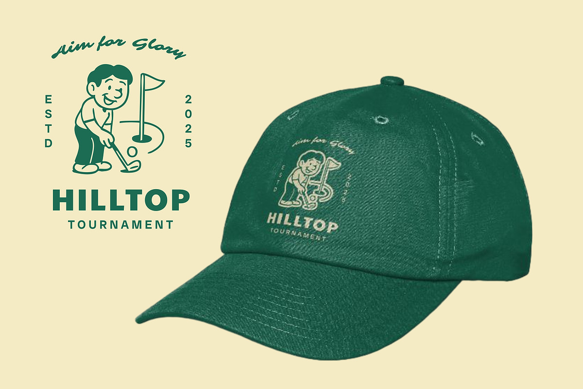Golf Mascot Graphic, a Sport Illustration by Skilline Supply Co. (Photo 11 of 12)