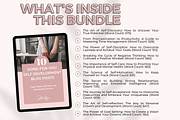 DFY SELF DEVELOPMENT BLOG POSTS, a Templates & Theme by Jennifer Magri Templates (Thumbnail 2 of 8)