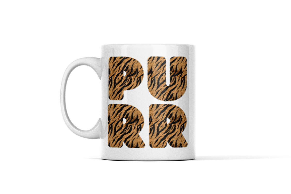 Tiger Fur Bitmap Font, a Sans Serif Font by Loudoun Design Co.