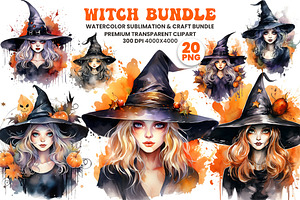 Halloween Witch Sublimation Bundle