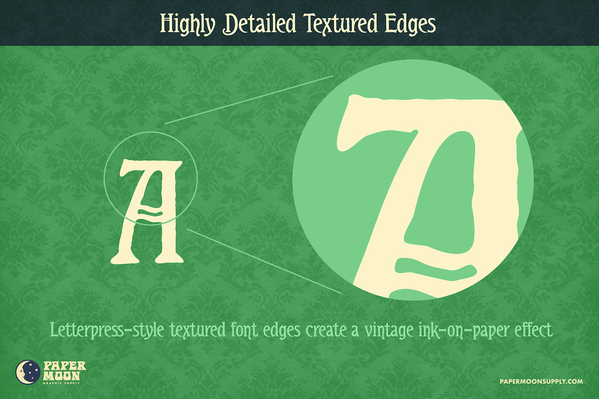 Krampus Teutonic Vintage Font, a Serif Font by Paper Moon Graphic Supply (Photo 3 of 9)