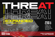 Threat Bold & Expanded Sans Serif, a Sans Serif Font by Ronny Studio (Thumbnail 1 of 9)