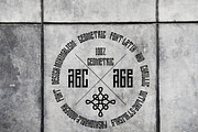Direct step 0.1 Geometric Font, a Slab Serif Font by zao4nik (Thumbnail 4 of 4)