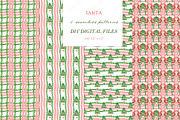 Santa Christmas Watercolor Crest, a Graphic by LABFcreations (Thumbnail 4 of 4)