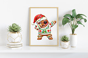 Christmas Gingerbread Dabbing, an Illustration by Craft Nest (Thumbnail 4 of 6)