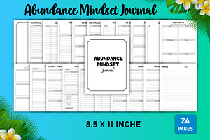 Editable Abundance Mindset Journal