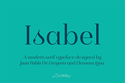 Isabel, a Serif Font by Letritas (Thumbnail 2 of 11)