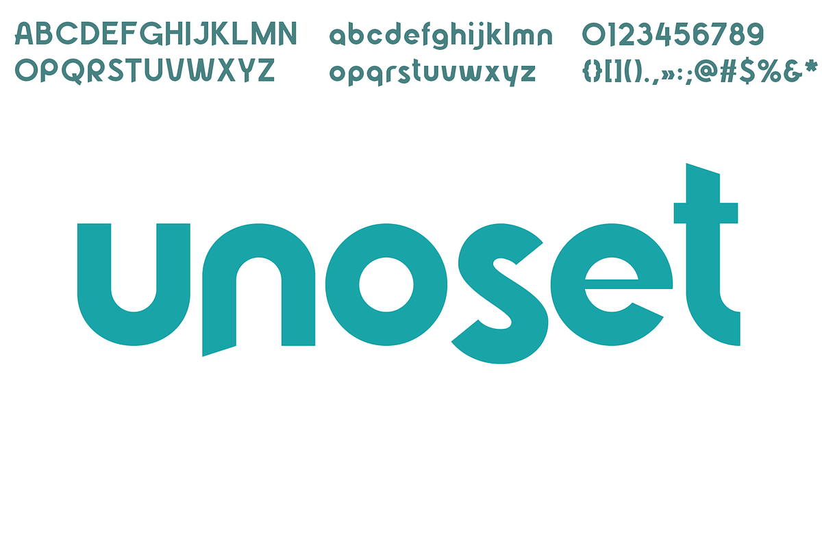 Unoset font family, a Sans Serif Font by vlad.berla (Photo 2 of 6)