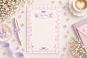 Cute Stationery Paper, a Background Graphic by by creative paper (Thumbnail 2 of 14)