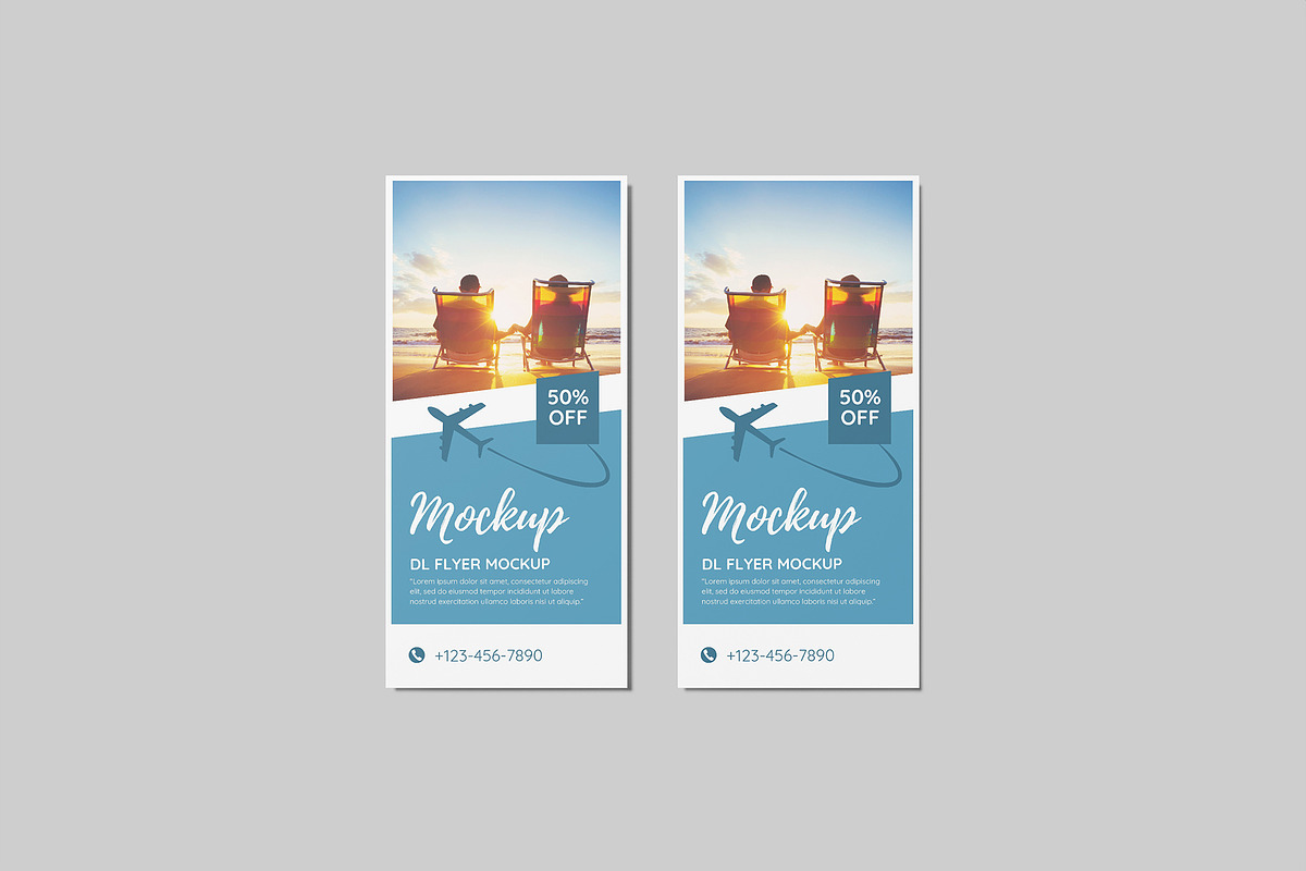 DL Flyer Mockup, a Flyer Template by Graphiculon (Photo 10 of 11)