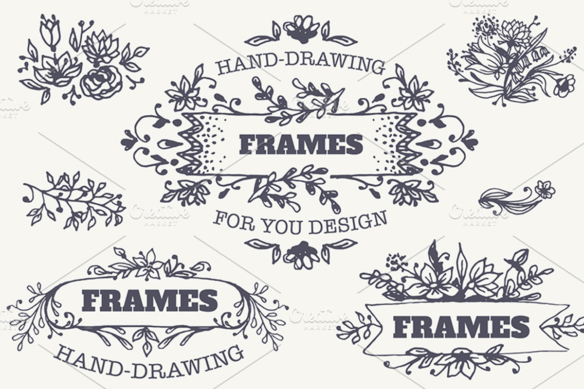 *50* SPRING FRAMES, a Decorative Illustration by ARSCOR (Photo 1 of 9)