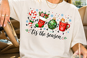 Tis the Season Christmas Doodle PNG, a Seasonal Illustration by Rose Art (Thumbnail 2 of 4)