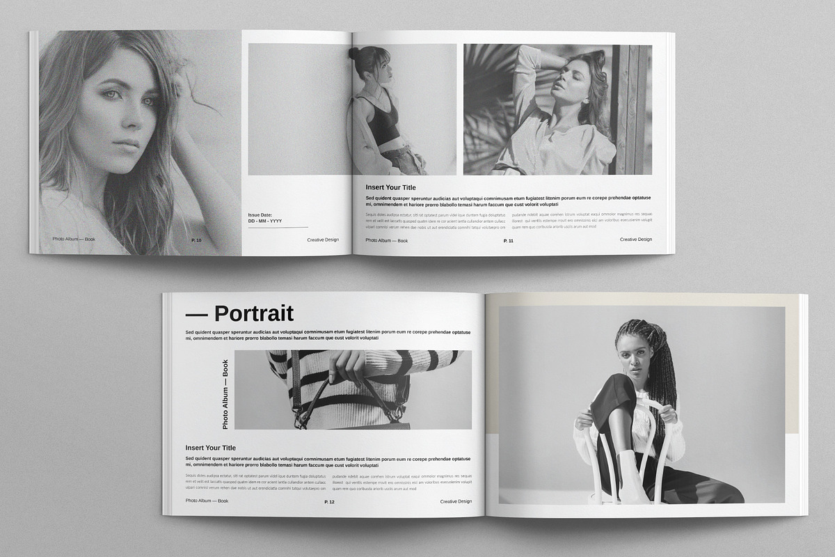 Digital Photo Album Book Landscape, a Brochure Template by E-Type (Photo 5 of 10)