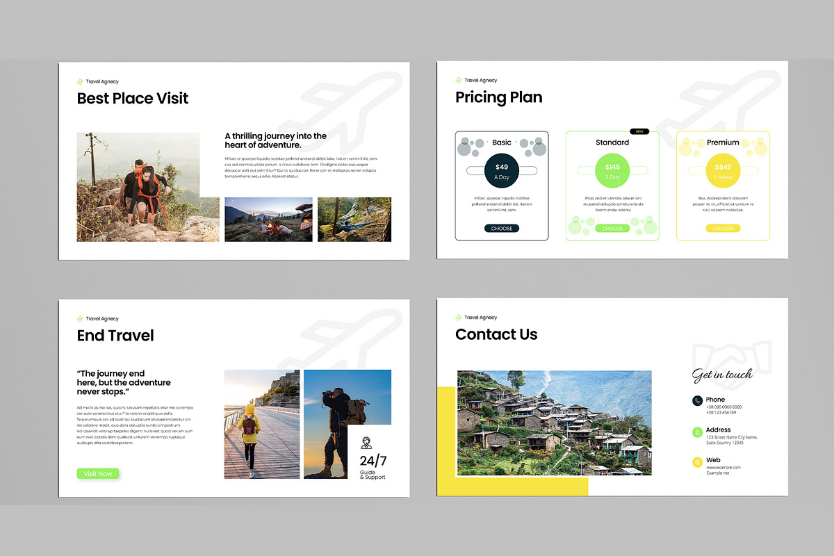 Adventure Travel Presentation Design, a Presentation Template by MightyDesign (Photo 5 of 8)