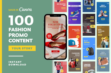 Fashion Sale Content Story Template
