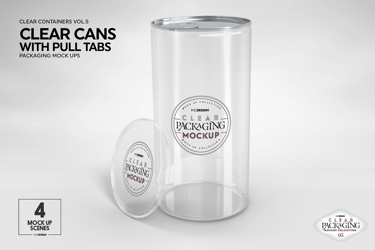 05 Clear Container Packaging Mockups, a Packaging Mockup by INCDesign (Photo 18 of 20)