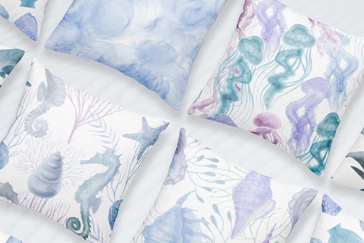 Ocean Life, a Pattern Graphic by mila_leev (Photo 10 of 14)
