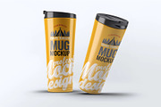 Travel Tumbler Mug Mock-Up, a Product Mockup by DesignRushMarket (Thumbnail 4 of 7)