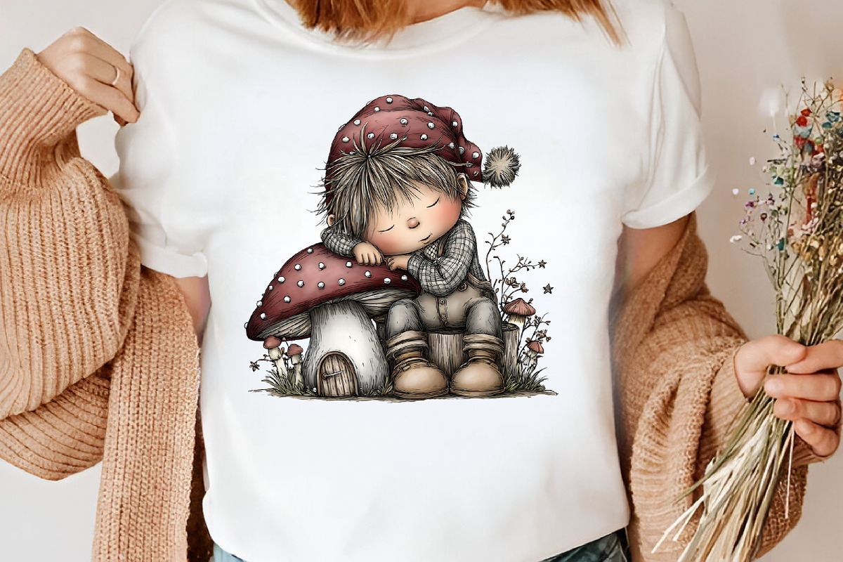 Watercolor Whimsical Elf Clipart, an Illustration by Canvas Craft (Photo 6 of 7)