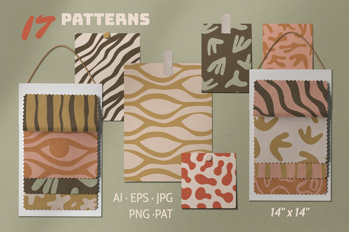 Earthly Naive Abstract Collection, a Pattern Graphic by IuliiaSavko (Photo 8 of 14)