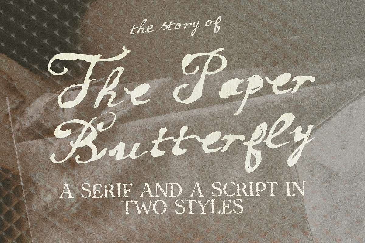 Handwritten Texture Script & Serif