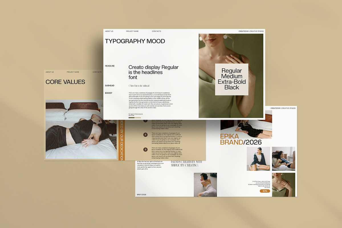 Epika/2026 Brief Mood Presentation, a Presentation Template by CreativexGenius (Photo 3 of 13)