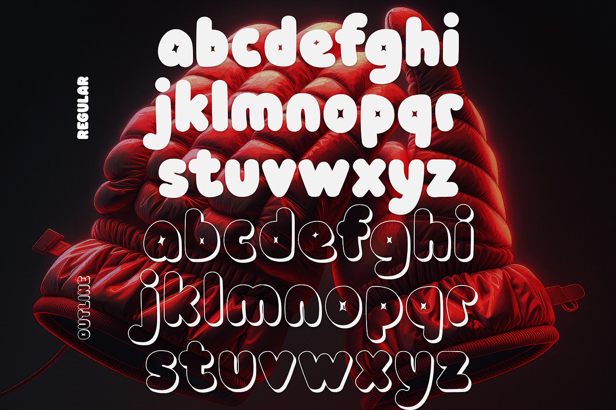 Double Bubble 3D Typeface, a Sans Serif Font by HipFonts (Photo 5 of 8)