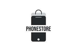 Phone Store Icon, a Branding & Logo Template by Buqancreative