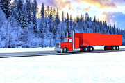 Christmas Truck 3D model template, a Templates & Theme by PolyFish (Thumbnail 6 of 7)