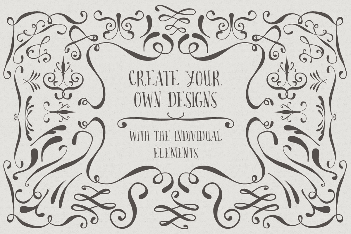 Hand drawn decorative elements, a Decorative Illustration by Lisa Glanz (Photo 3 of 5)