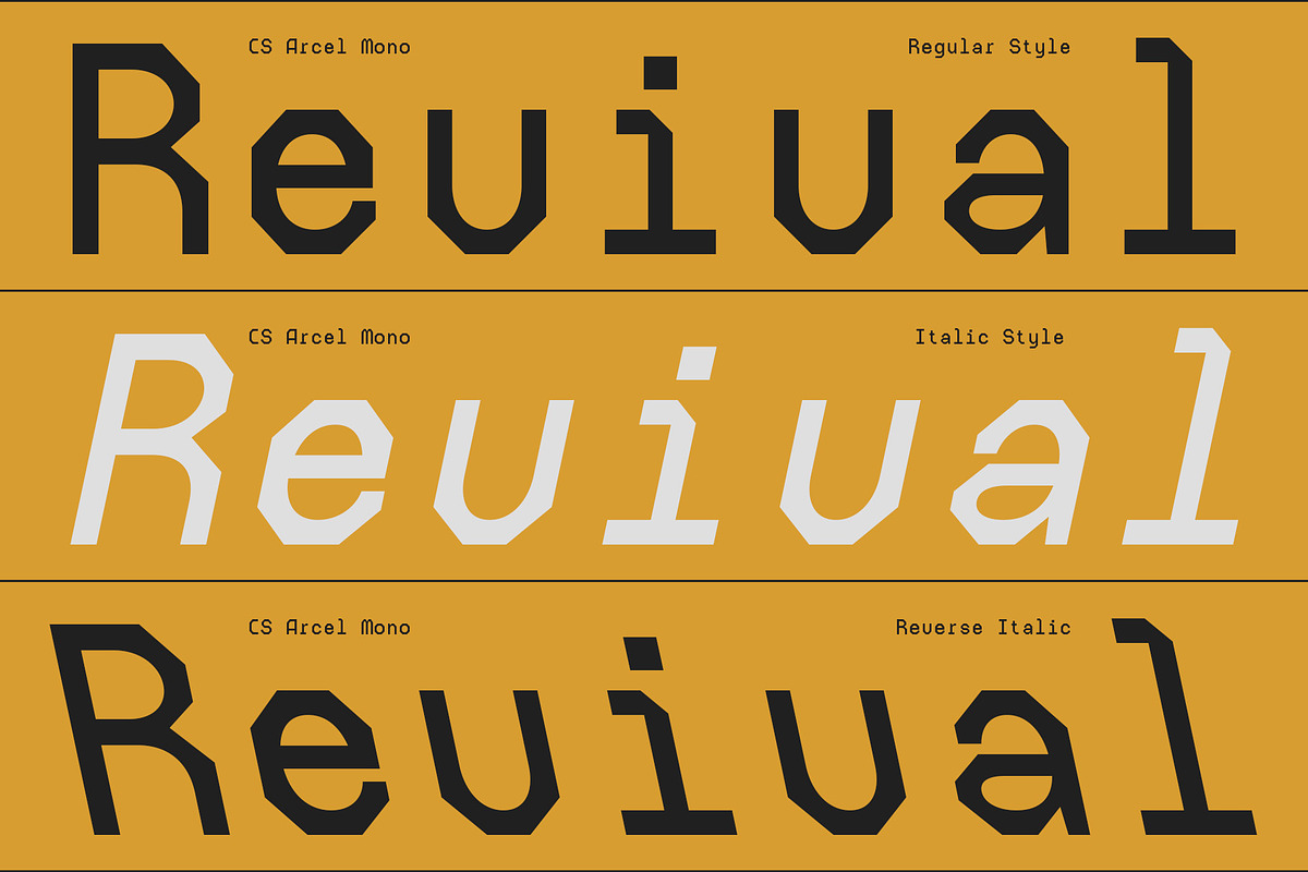 CS Arcel Mono – Monospaced Font, a Sans Serif Font by Craft Supply Co. (Photo 3 of 8)