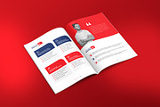 Red Corporate Business Profile, a Brochure Template by VectStock (Thumbnail 3 of 6)