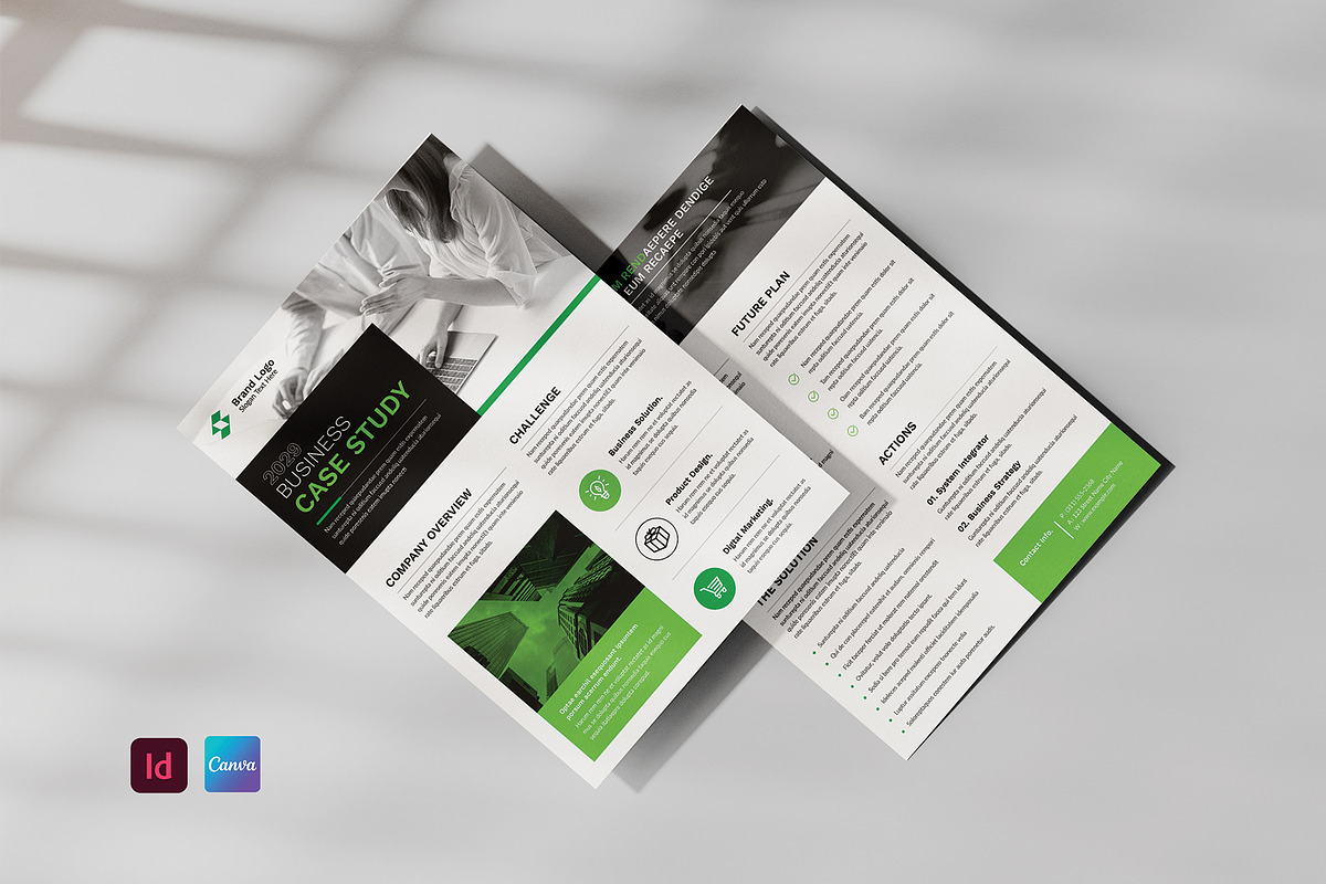 Case Study Flyer Template, a Flyer Template by Cleffon_Graphic_Studio (Photo 1 of 2)