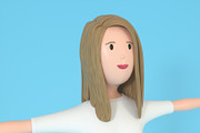 Female Character Lucy, a Characters & Person 3D Model by 3DTreatment (Thumbnail 4 of 32)