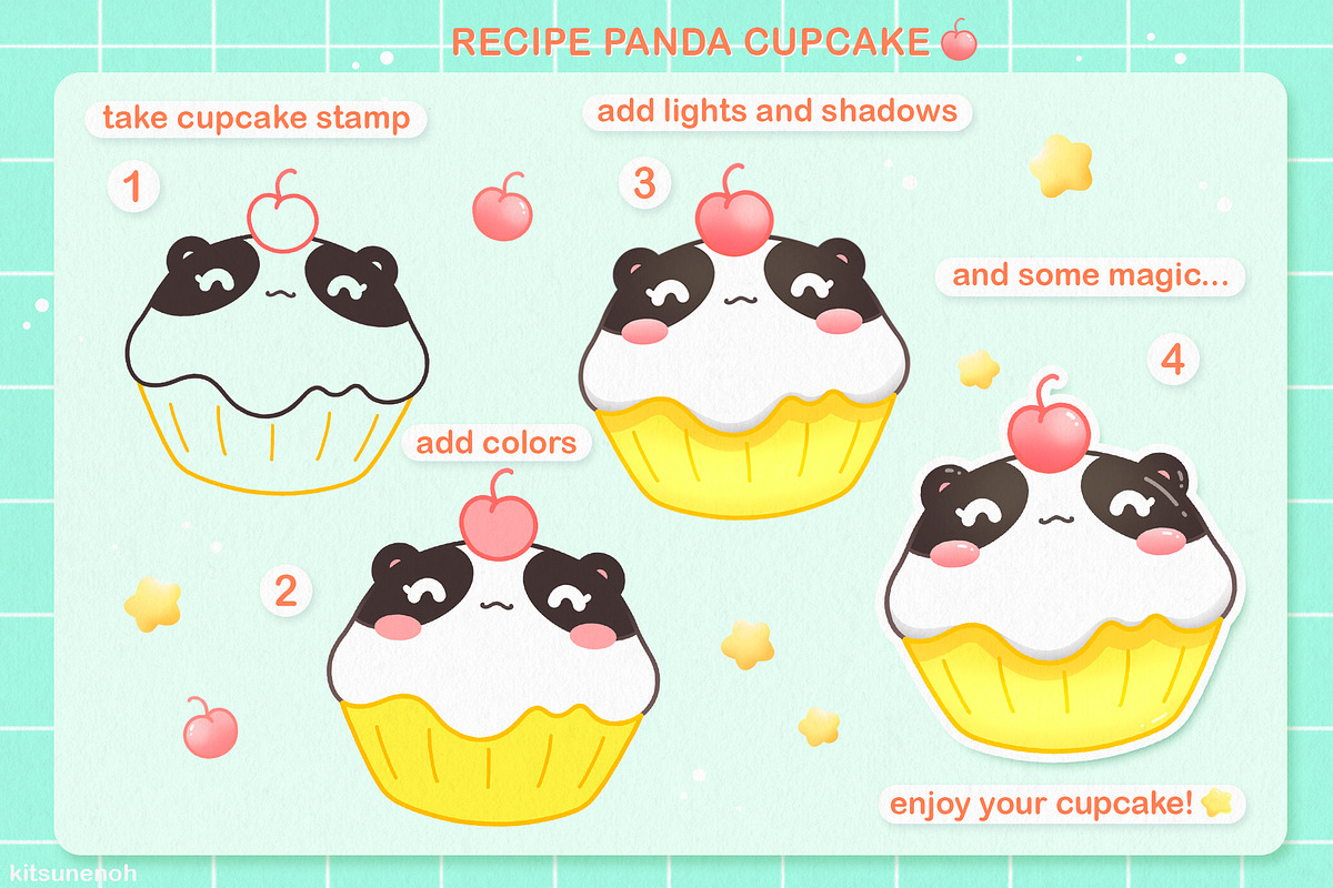 Procreate Bundle Brushes Panda, a Brush Add-On by InkPrintsTattoo (Photo 9 of 12)