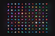 120 Underground Neon App Icon Covers, an Icon by IOS14iconsStudio (Thumbnail 2 of 2)