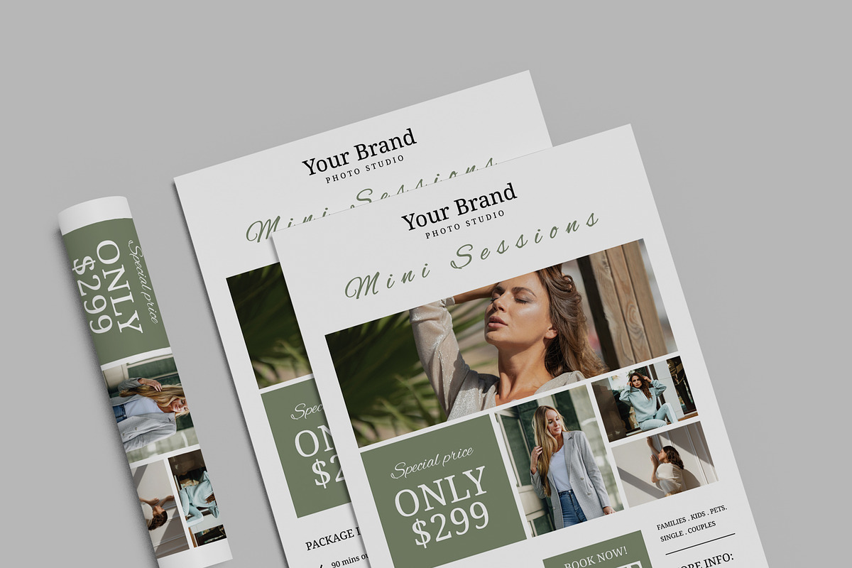 Photography Mini Sessions Flyer, a Flyer Template by MightyDesign (Photo 3 of 7)