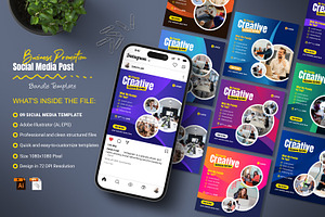 Social Media Cover Post Template Set, a Social Media Template by zahidhossainalif