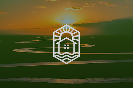 Sunrise Landscape Nature Logo, a Branding & Logo Template by Amadul11