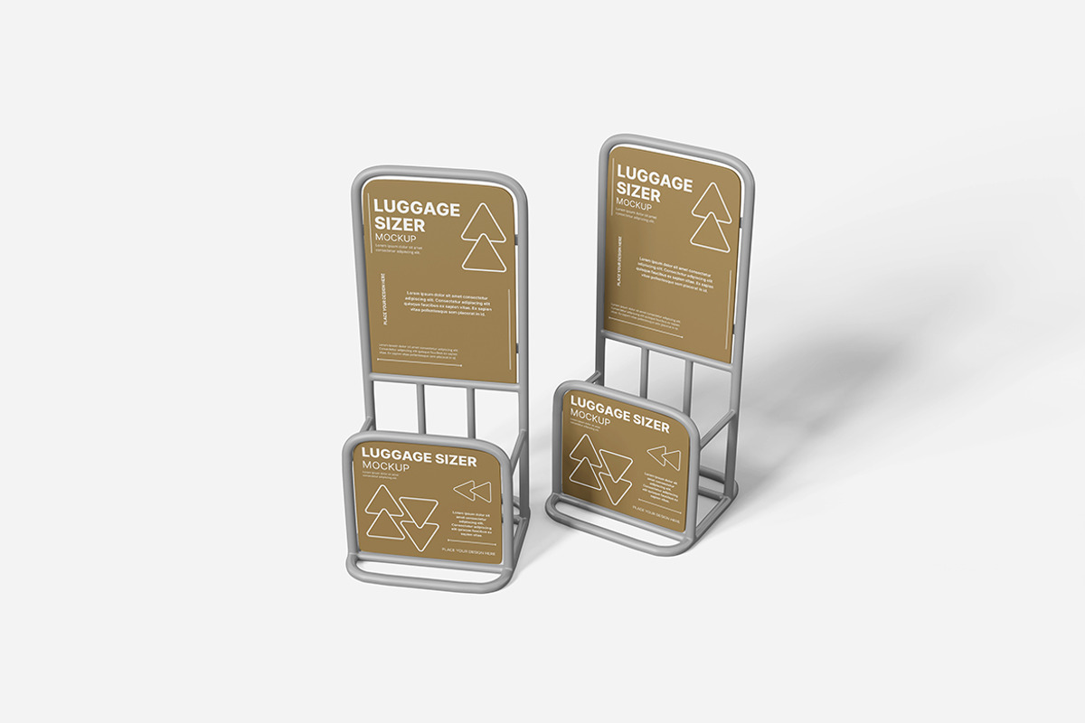 Luggage Checking Frame Mockup, a Product Mockup by Indah (Photo 3 of 6)