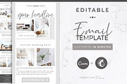 Canva & Mailchimp Template | Linen, an Email Template by Thirty One Palms Studio (Thumbnail 1 of 7)