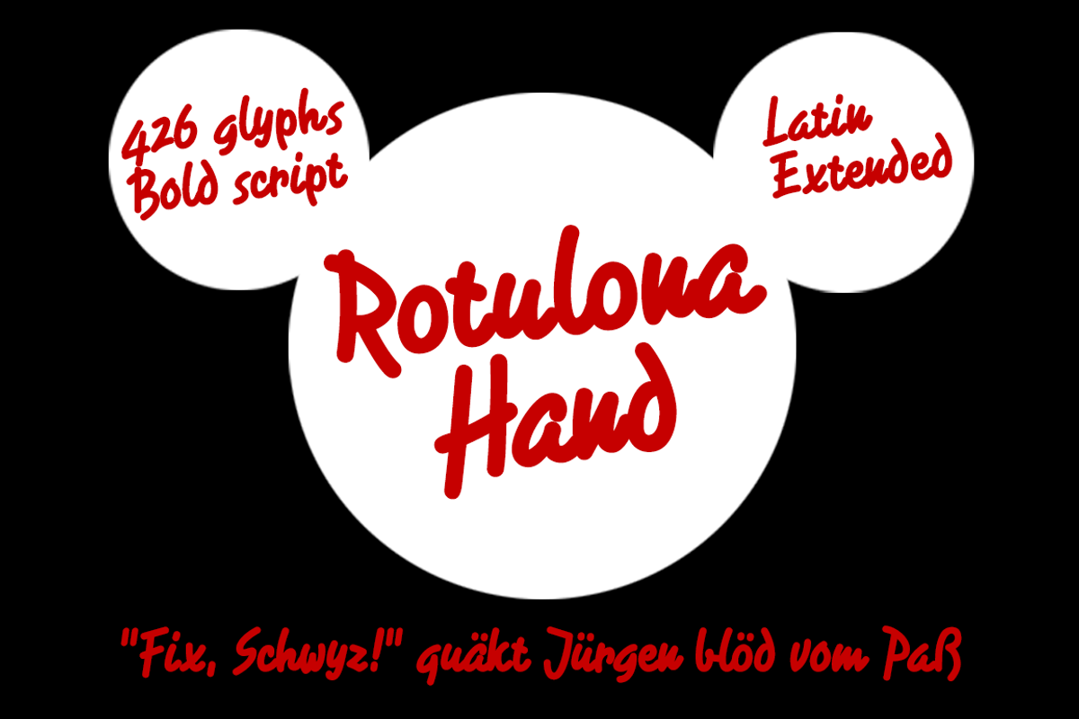 Rotulona Hand -font-