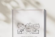 Love Mail Clipart Bundle | Valentine, a Seasonal Illustration by TitaLivingArt (Thumbnail 5 of 9)